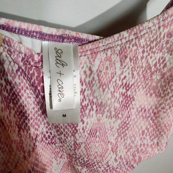 Salt + Cove Women's Medium One-Piece Snake Print Swimsuit NWT - Picture 3 of 9